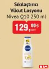 NİVEA Q10 SIKILAŞTIRICI VÜCUT LOSYONU 250 ML NİVEA Q10 SIKILAŞTIRICI VÜCUT LOSYONU 250 ML
